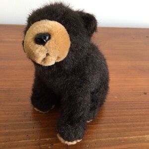 Vintage 2001 The Smithsonian Institute 8" Dark Brown Forest Bear